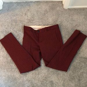 Banana republic red ankle dress pants